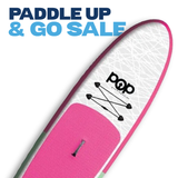 Pop 11' Inflatable Paddle Board (Pink/Mint)