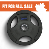 Progression Tri-Grip Olympic Rubber Plate $1.50/LB