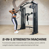 Centr 3 Smith Machine Functional Trainer SF3 / FLB2 Bench - Functional Trainer - Inspire Fitness - 4