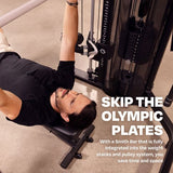 Centr 3 Smith Machine Functional Trainer SF3 / FLB2 Bench - Functional Trainer - Inspire Fitness - 7