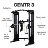 Centr 3 Smith Machine Functional Trainer SF3 / FLB2 Bench - Functional Trainer - Inspire Fitness - 5