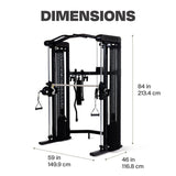 Centr 3 Smith Machine Functional Trainer SF3 / FLB2 Bench - Functional Trainer - Inspire Fitness - 3