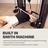 Centr 3 Smith Machine Functional Trainer SF3 / FLB2 Bench - Functional Trainer - Inspire Fitness - 6