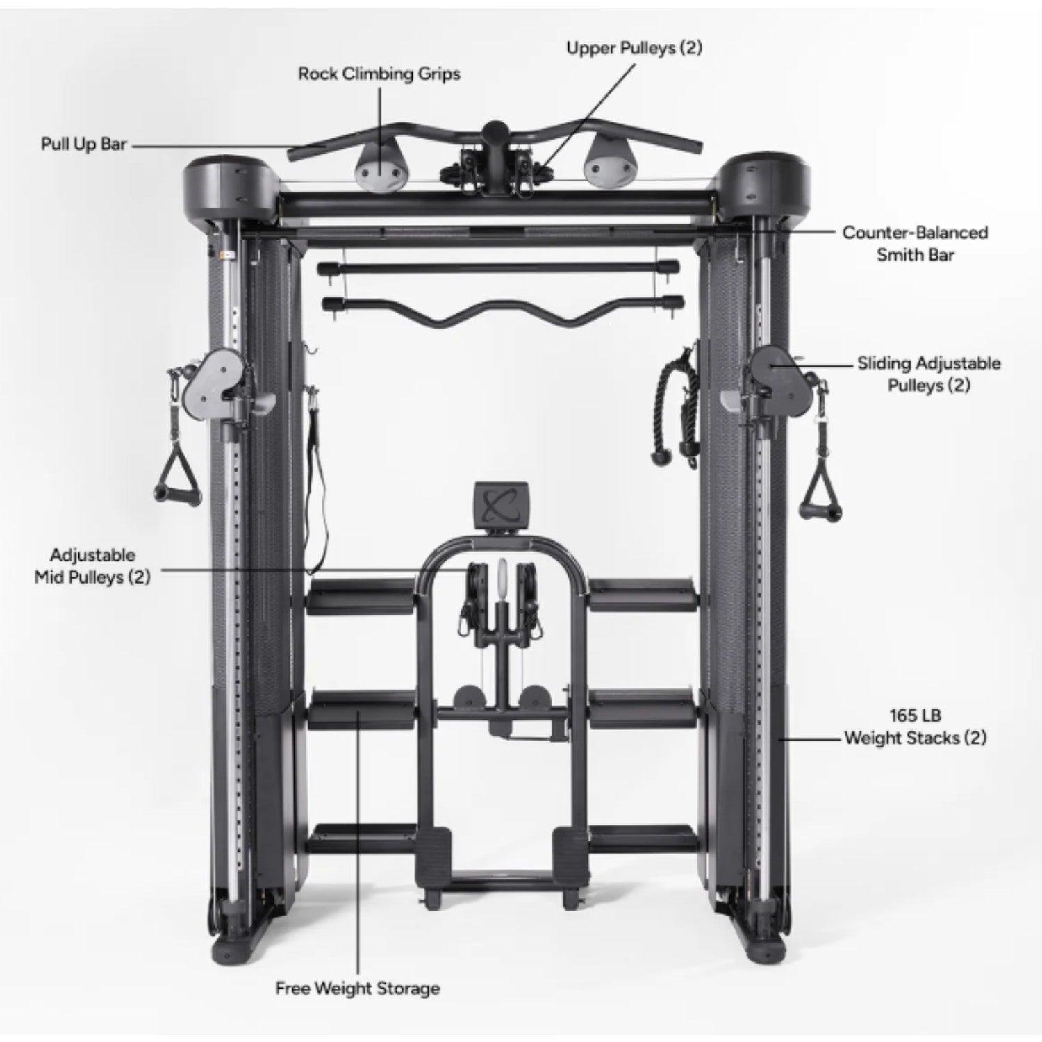 Centr Ft2 PRO Functional Trainer - Functional Trainer - Inspire Fitness - 2