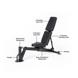 Inspire Series FID7 PRO Multi - Adjustable Weight Bench - Adjustable Bench - Inspire Fitness - 2