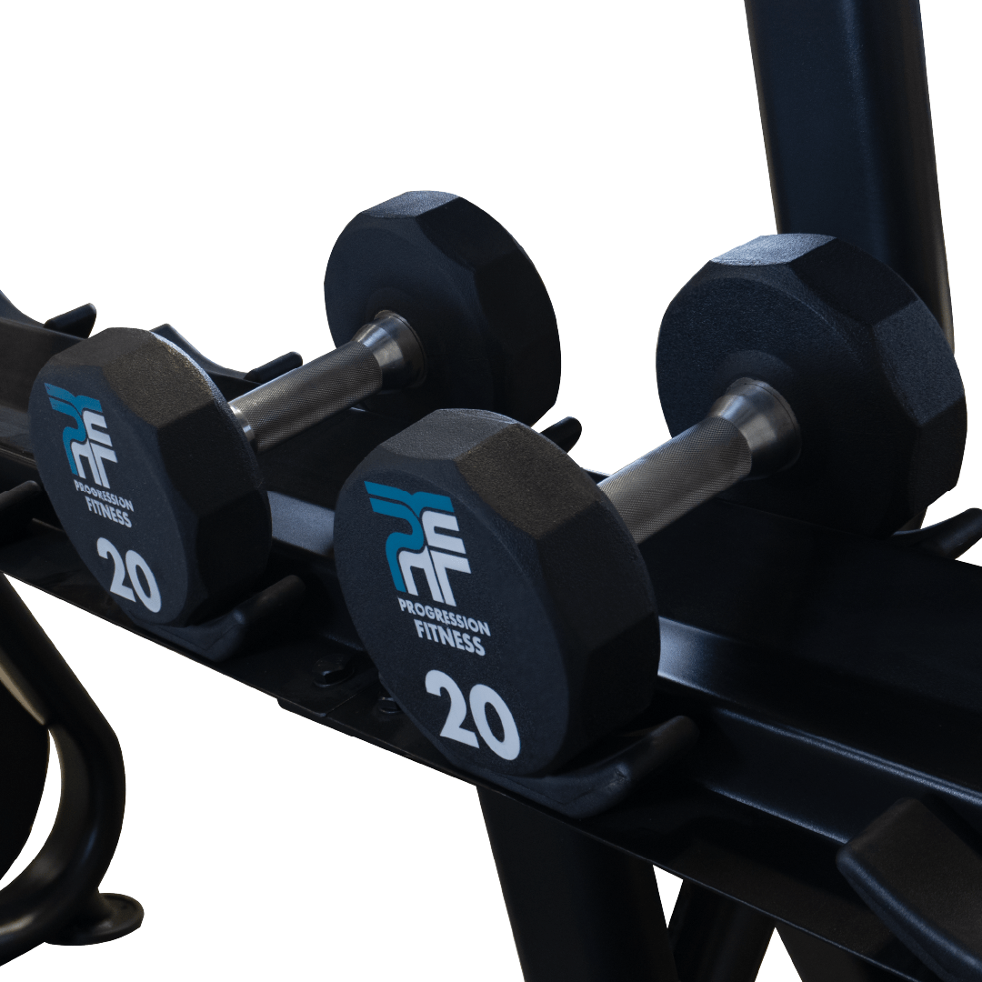 MD Buddy 15 Pair Saddle Rack - Dumbbell Rack - Progression Fitness - 8