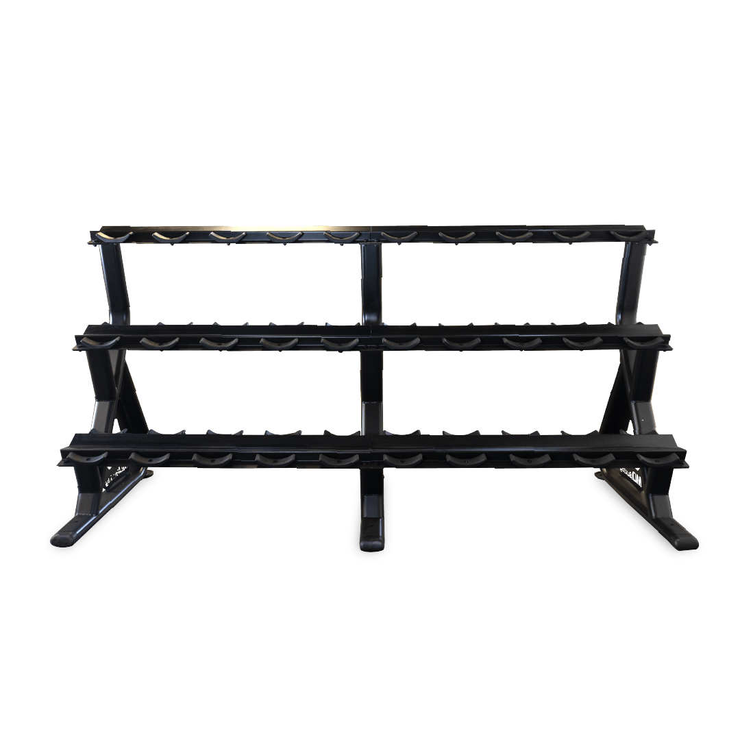 MD Buddy 15 Pair Saddle Rack - Dumbbell Rack - Progression Fitness - 3