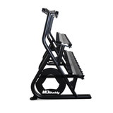 MD Buddy 15 Pair Saddle Rack - Dumbbell Rack - Progression Fitness - 2