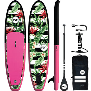 Pop 10'6" Inflatable Royal Hawaiian (Black/Pink) 2022 - Paddleboards - POP - 1