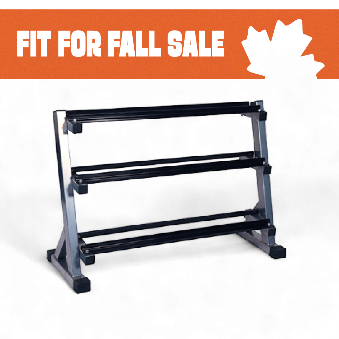 Progression 430 3 - Tier Dumbbell Rack - Dumbbell Rack - Progression Fitness - 1