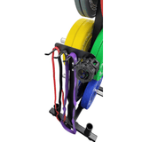 Progression Bumper Plate Tree with Bar Holders on Wheels - Bumper Tree - Progression Fitness - 2