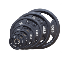 Progression Commercial Urethane Grip Plate - Single - Urethane Plate - Progression Fitness - 1