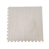 Progression Foam Interlocking Mat Ivory Wood Grain 6pk - Interlocking Square - Progression - 1