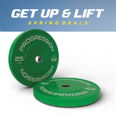 Progression Rubber Bumper Plate - Bumper Plate - Progression Fitness - 1