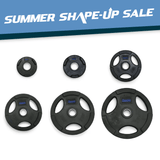 Progression Tri - Grip Olympic Rubber Plate $1.50/LB - Rubber Olympic - Progression Fitness - 1