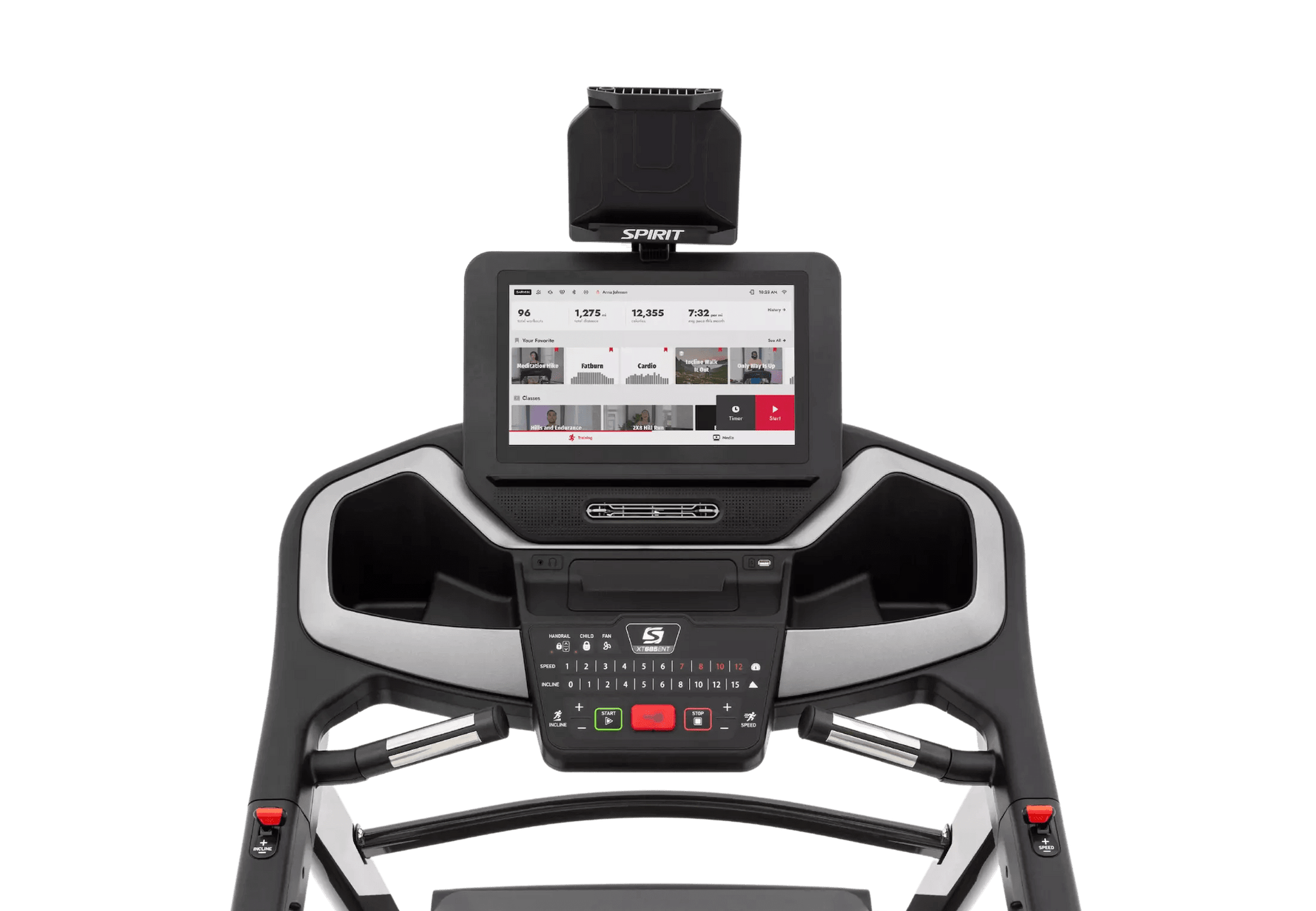 Spirit XT685ENT treadmill w/15.6" Touchscreen - Treadmills - Flaman Fitness - 15