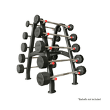 TKO 10 Set Barbell Rack - BLACK - Barbell Storage - TKO - 2