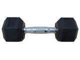Progression Rubber Hex Dumbbell - Single $1.29/lb