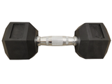 Progression Rubber Hex Dumbbell - Single $1.29/lb