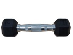 Progression Rubber Hex Dumbbell - Single $1.29/lb