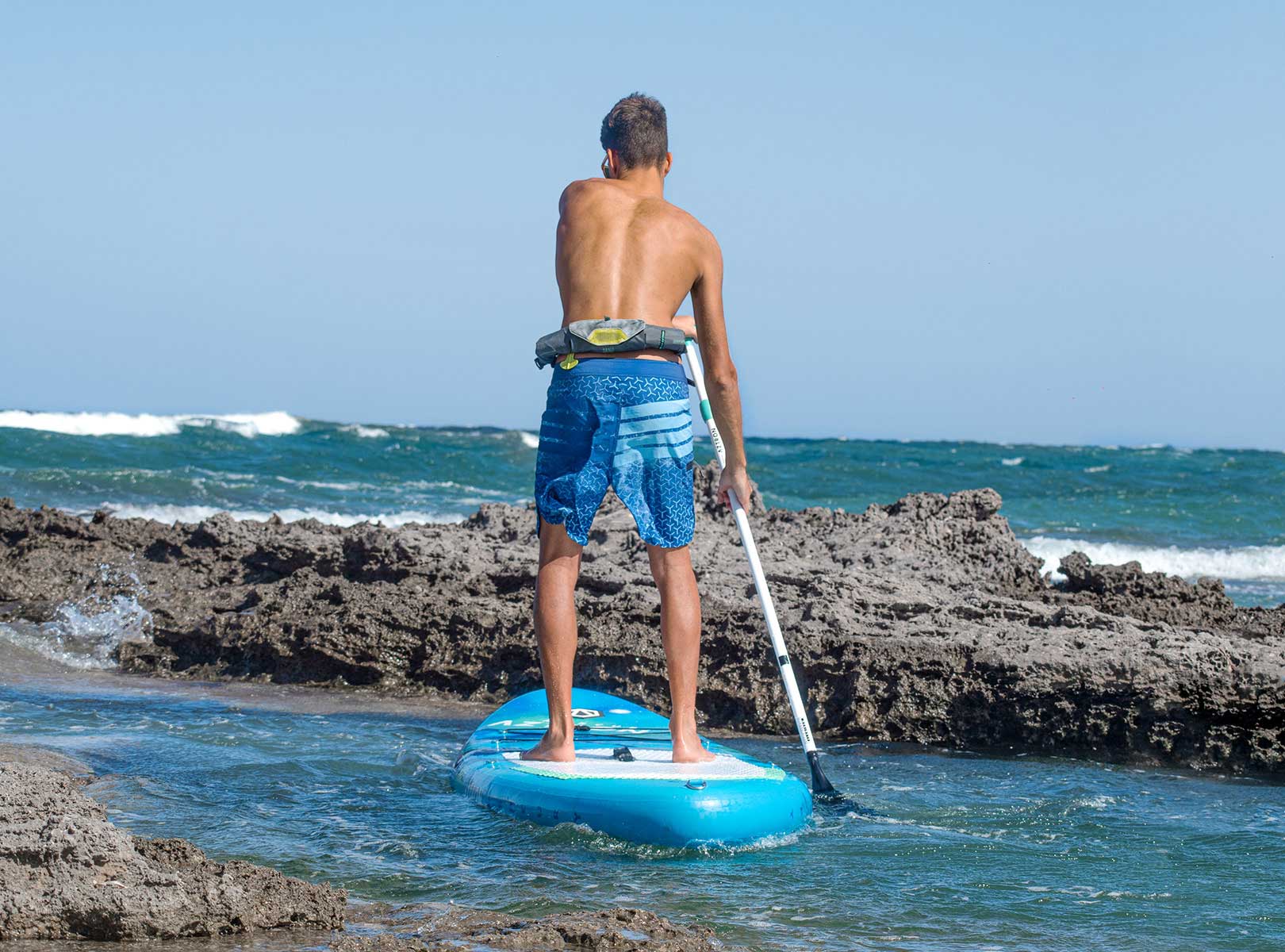 Aztron ORBIT Inflatable Safety Belt - Grey-Paddleboard Accessories-Aztron Sports-3