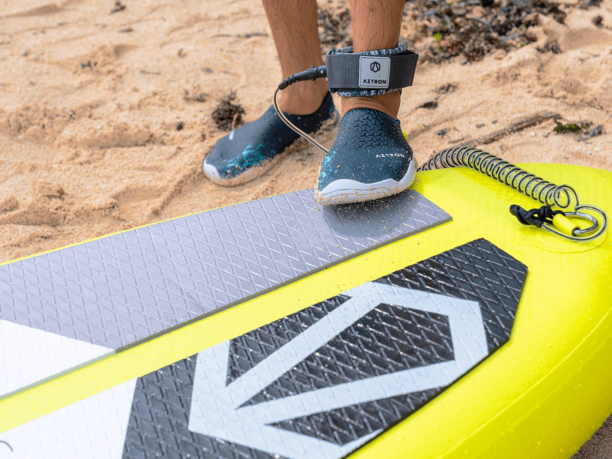 Aztron 8' BASIC Coil Leash-Paddleboard Accessories-Aztron Sports-3