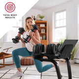 Bowflex 552 SelectTech Adjustable Dumbbells - Pair (5 LB - 52 LB)-Adjustable Dumbbells-Bowflex-6