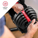 Bowflex 552 SelectTech Adjustable Dumbbells - Pair (5 LB - 52 LB)-Adjustable Dumbbells-Bowflex-9