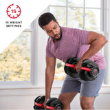 Bowflex 552 SelectTech Adjustable Dumbbells - Pair (5 LB - 52 LB)-Adjustable Dumbbells-Bowflex-11