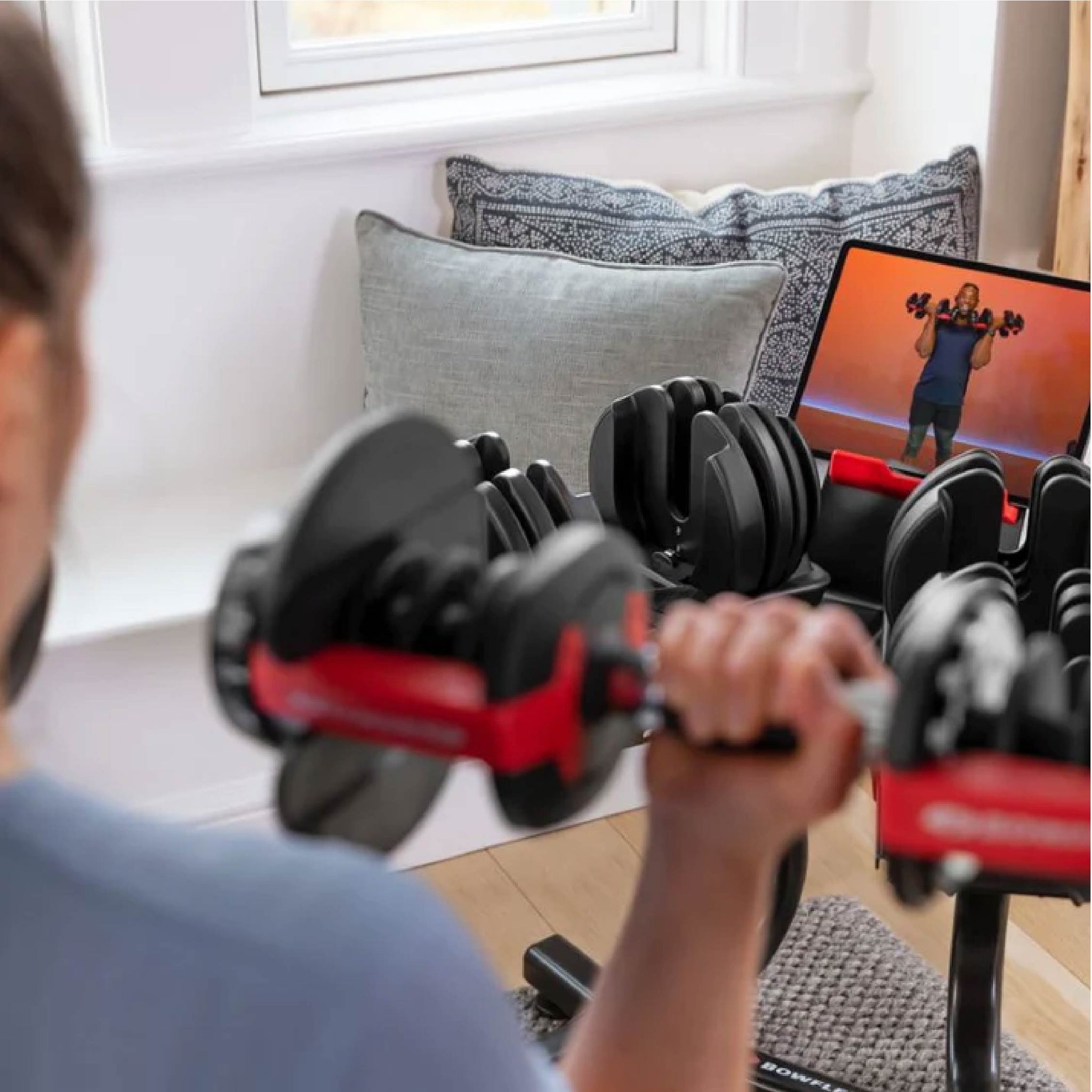 Bowflex 552 SelectTech Adjustable Dumbbells - Pair (5 LB - 52 LB)-Adjustable Dumbbells-Bowflex-12