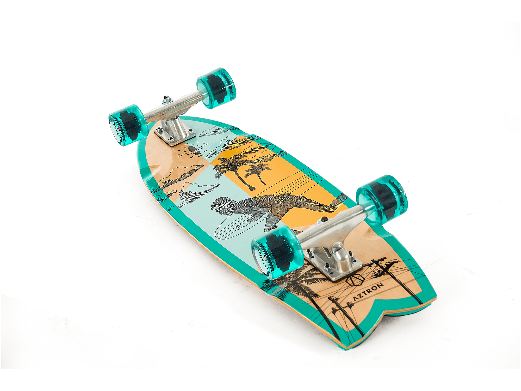 Aztron STREET 31 Surfskate Board-Paddleboard Accessories-Aztron Sports-10