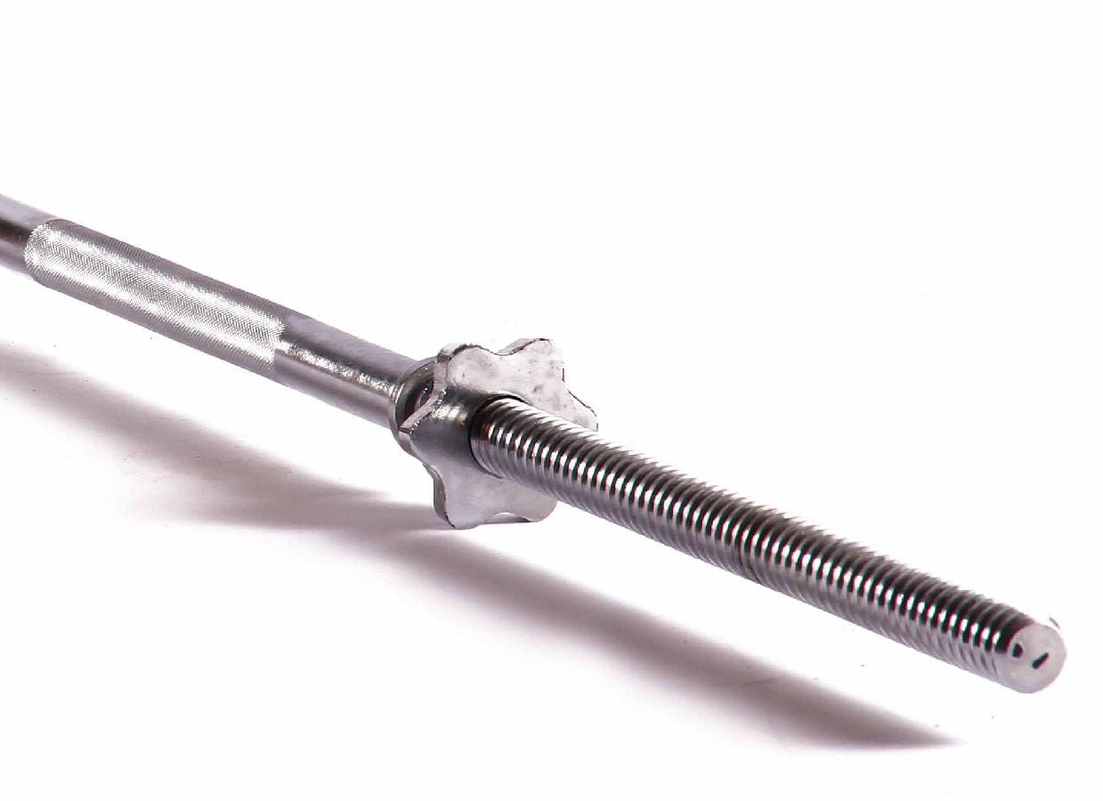 Chrome 72" (6 Foot) Standard Straight Bar (Spinlock)-Spinlock Barbell-Flaman Fitness-1