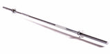 Chrome 86" (7 Foot) Standard Straight Bar (Spinlock)-Spinlock Barbell-Flaman Fitness-2