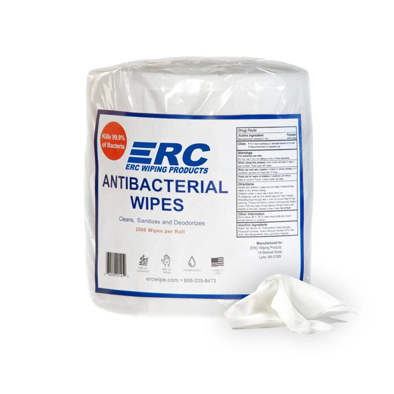 Erc Refill Gym Wipes Single-Gym Wipes-Erc Wipe-1