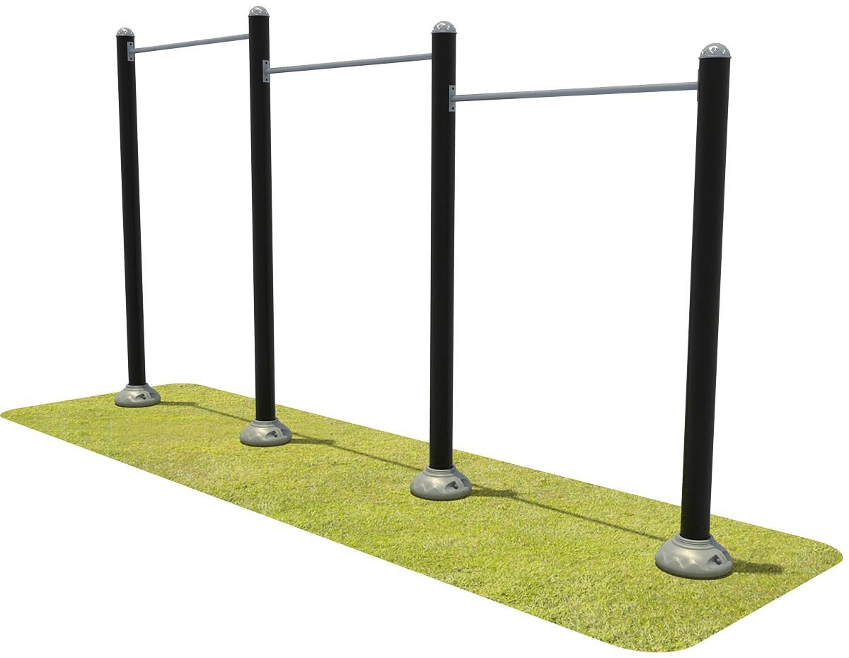 KidsTale FS-0015 Triple Horizontal Bar-Playground-KidsTale-1