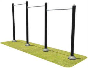 KidsTale FS-0015 Triple Horizontal Bar-Playground-KidsTale-1