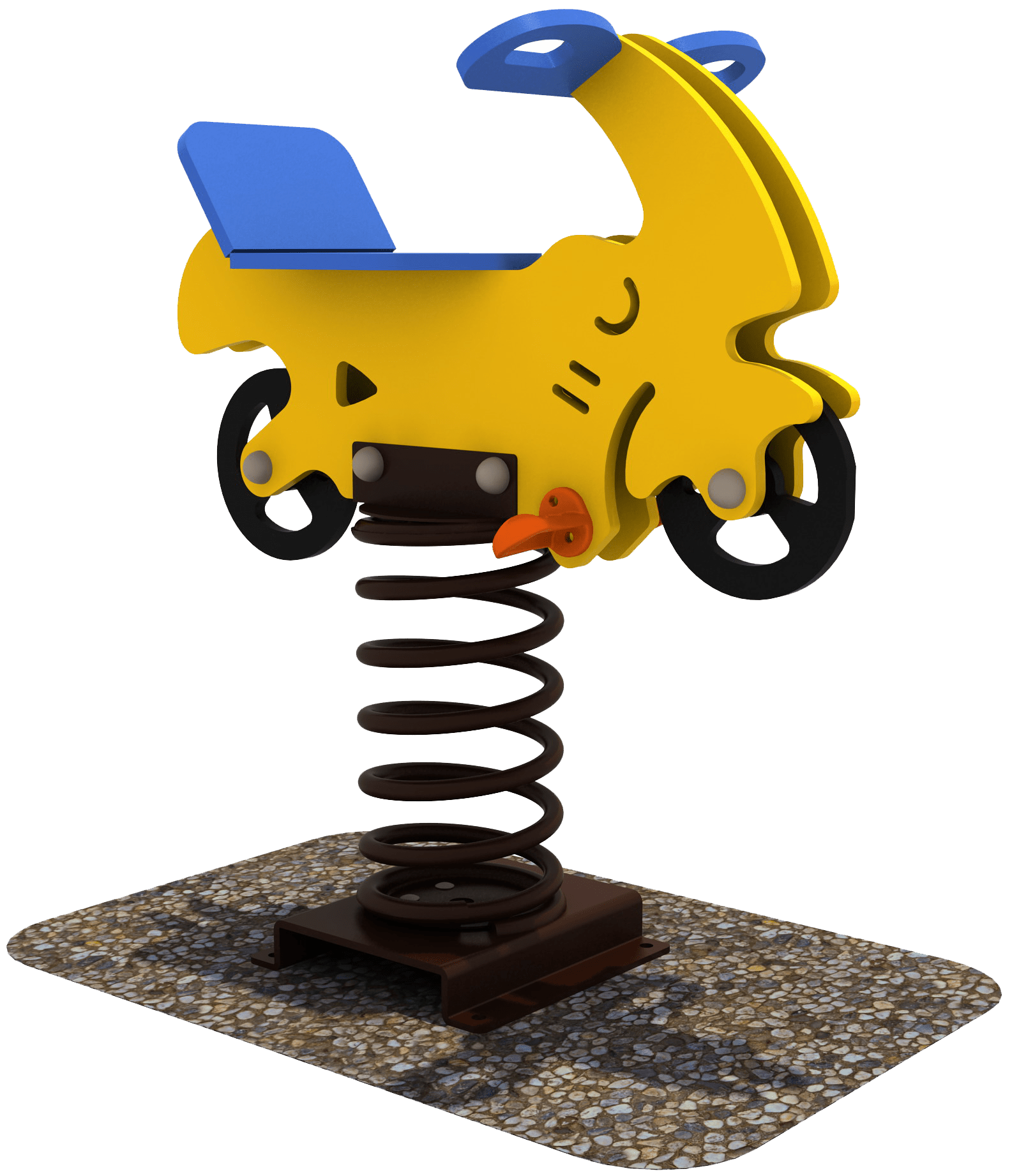 KidsTale Motorcycle Spring Ride-Free Standing Play-KidsTale-1