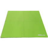 MD Buddy Interlock Judo Mat 2' x 2' - Set of 4 (Black / Green)-Judo Mat-MD Buddy-1