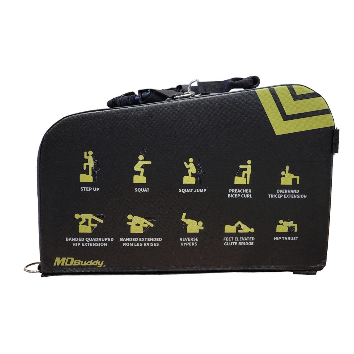 MD Buddy Plyo Bench w/bands-Plyo Box-Flaman Fitness-2