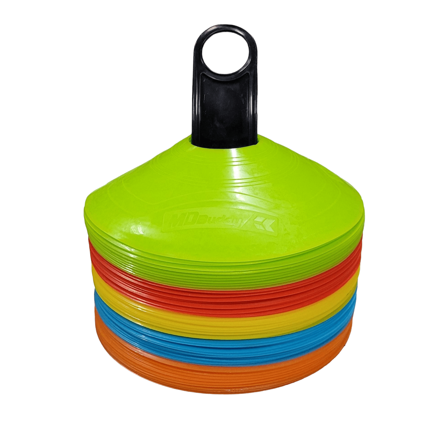 MD Buddy Speed Disc Cone Set (50 Field Markers + Holder)-Agility Cones-MD Buddy-1