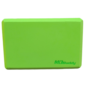MD Buddy Yoga Block Brick - 3" x 6" x 9" (Green)-Yoga Block-MD Buddy-2