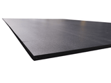 NWR Sportfloor Premium Black Rubber Mat - 4' x 6' x 3/8" (48" x 78" x 3/8")-4ft x 6ft Mat-North West Rubber-2
