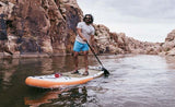 POP 11' 6" Inflatable El Capitan Paddle Board (Orange/Green)-Paddleboards-POP Board Co.-5