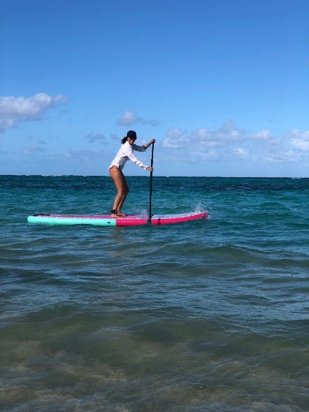 POP 11' Inflatable Paddle Board (Pink/Mint) 2023-Paddleboards-POP Board Co.-7