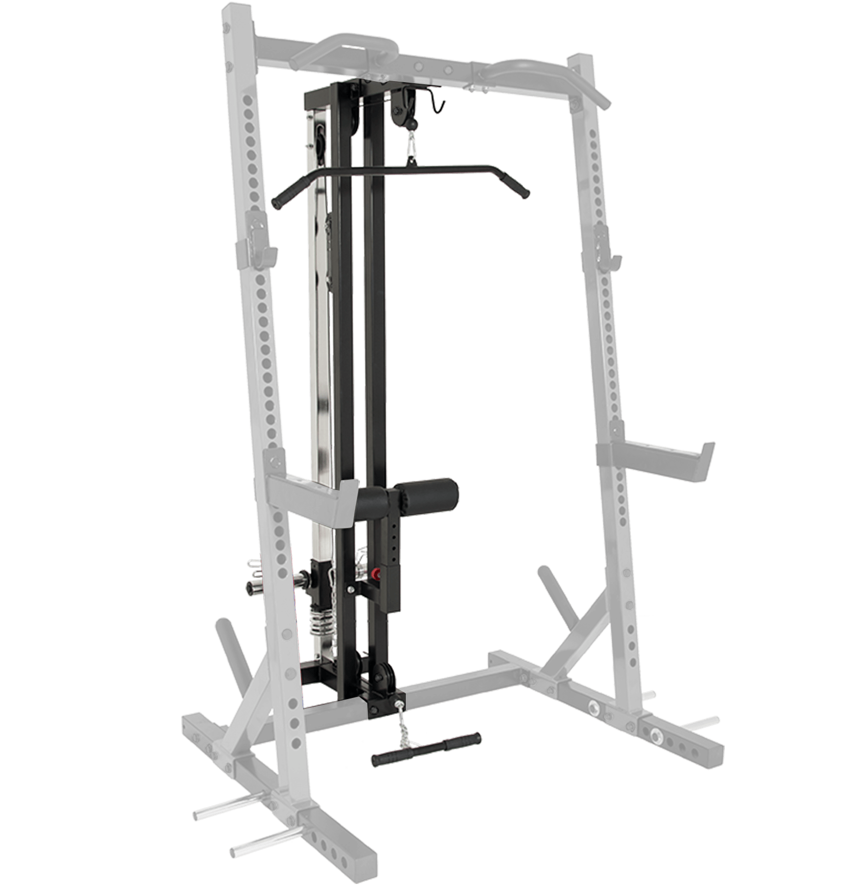 Progression 265 Lat Pulldown Attachment - (260 Half Rack Upgrade)-Machine Attachments-Progression Fitness-1
