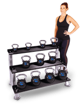 Progression 420 3-Tier Kettlebell Rack-Kettlebell Rack-Progression Fitness-4