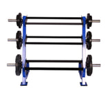 Progression 435 3-Tier Dumbbell Rack - (Including Plate Storage)-Dumbbell Rack-Progression Fitness-2
