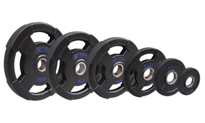 Progression Olympic Rubber Grip Plate-Rubber Olympic-Progression Fitness-1