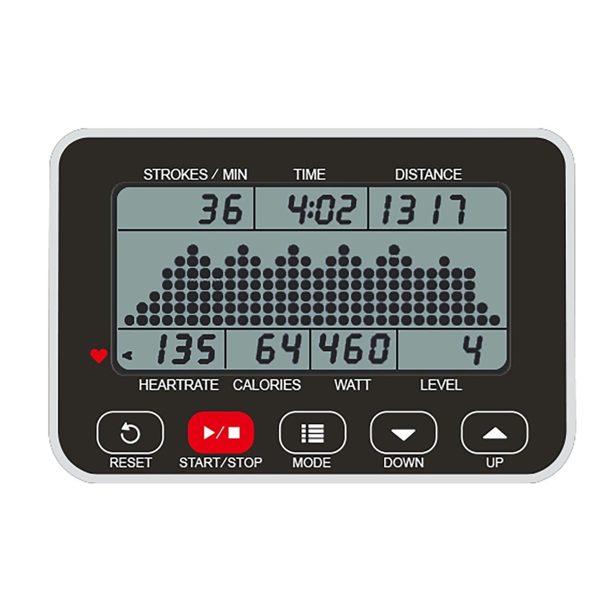 Spirit CRW800 Rower-Belt Linked Rower-Spirit Fitness-2