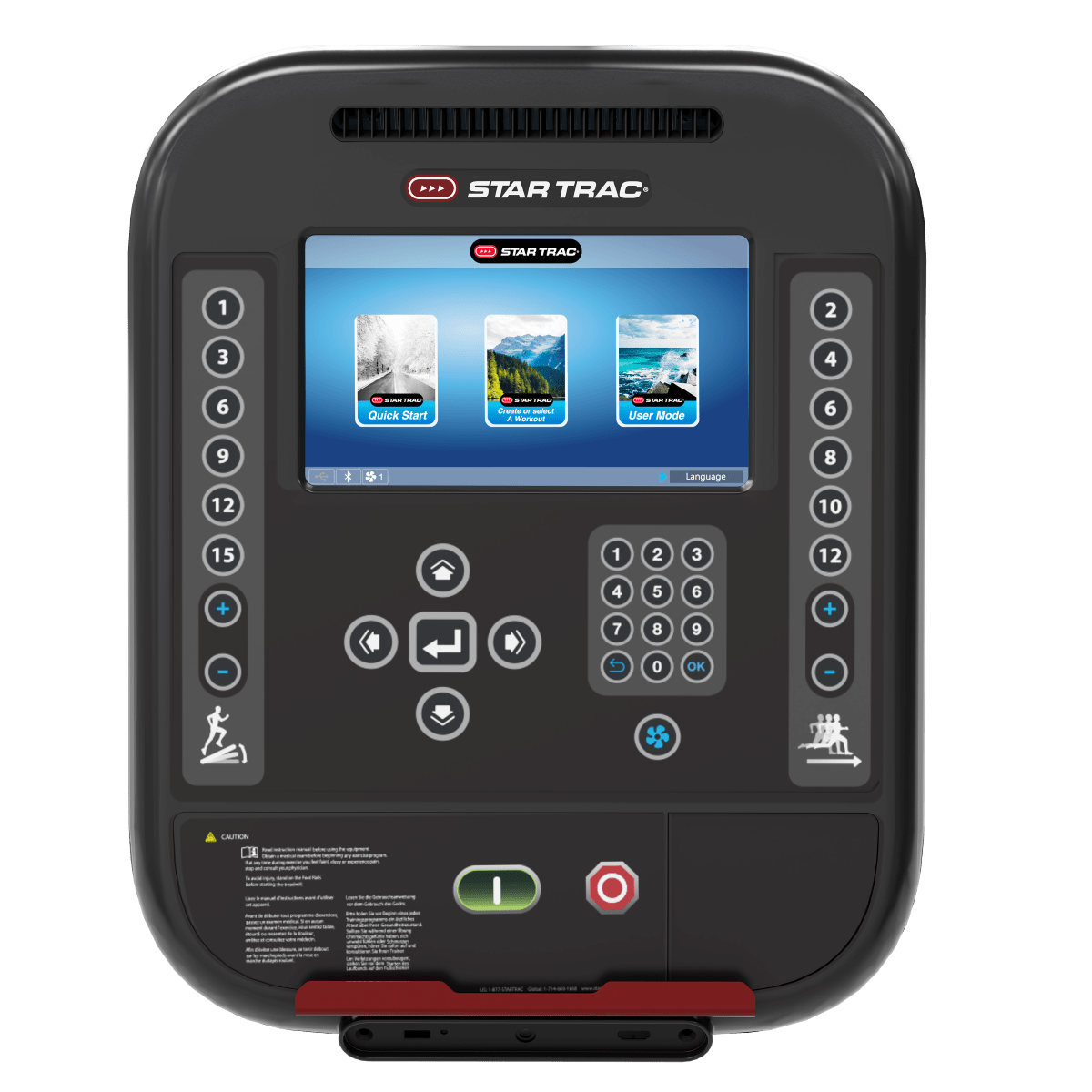 Star Trac 4 Series Recumbent Bike - 10" LCD Screen-Self Generating Recumbent Bike-Star Trac-3